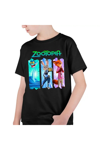 OEM Tricou Copii Baieti Zootopia Dream Team Zootropolis Politisti