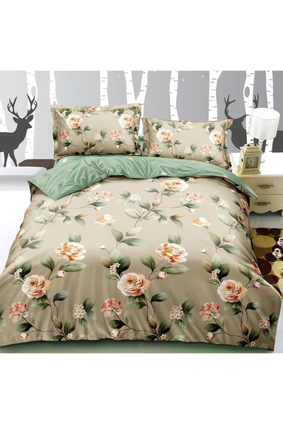 Pucioasa Double bed linen for 2 people Pucioasa, 4 pieces, Satin Cotton, DREA...