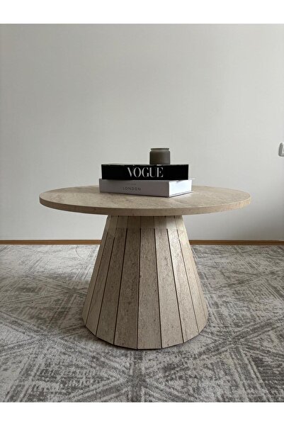 DOĞUKAN HOME YUVARLAK FIÇI ORTA SEHPA