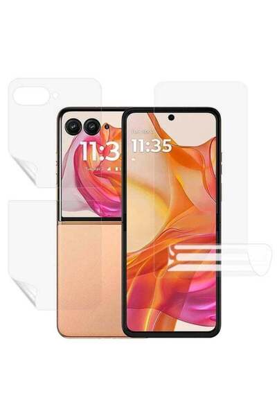 Generic مجموعة ملصقات حماية الشاشة لهاتف موتورولا رازر 60