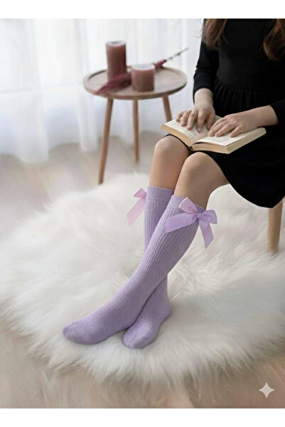 BİGÜMEX Детски чорапи с ресни до коляното, 3 чифта, 1/5 години