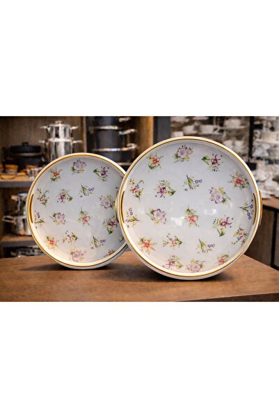 asl living طقم صواني خشبية من ميلانو مكون من قطعتين كبير وصغير الحجم