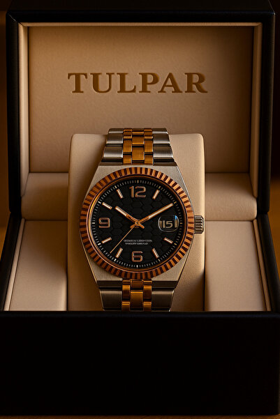 Tulpar Özel Tasarım Limited Edition Çelik Kordon Takvimli Erkek Kol Saati