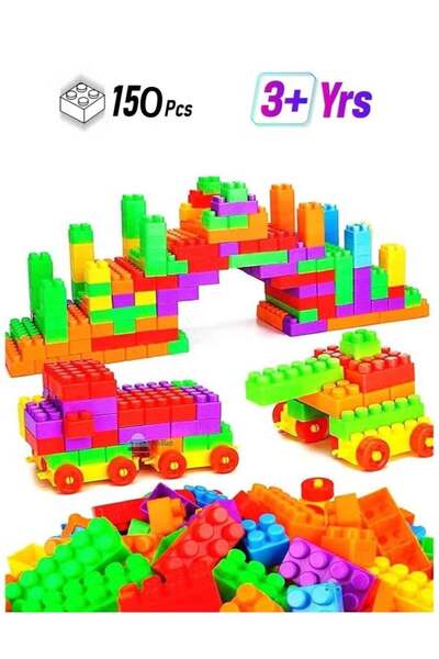 Toybox مجموعة مكعبات بناء عالية الجودة ومتينة من توي بوكس، 150 قطعة، مناسبة ل...