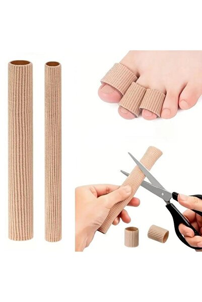 sanal trend 15 Cm 2.5 ve 1.5 Cm Çapında El Ayak Parmak Koruyucu Teo Kumaş Kap...