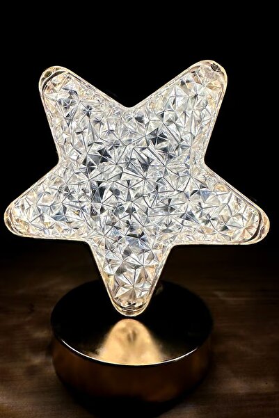 BKMC PARTY مصباح LED فاخر على شكل نجمة كريستالية لتزيين الحفلات