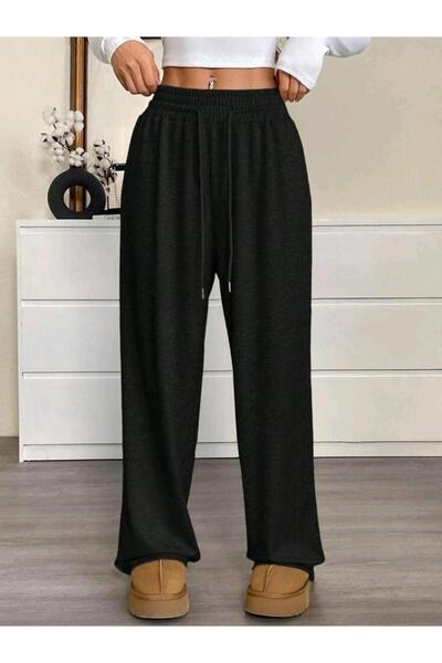 berfmoda بنطال رياضي شتوي بأرجل واسعة من القطن للموسم الجديد