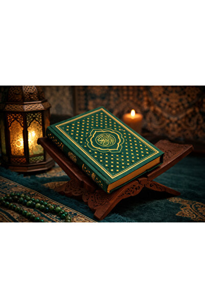 Fetih Yayınları Kuranı Kerim Diyanet Mühürlü Deri Cilt Kur’an-ı Kerim 17×24 c...