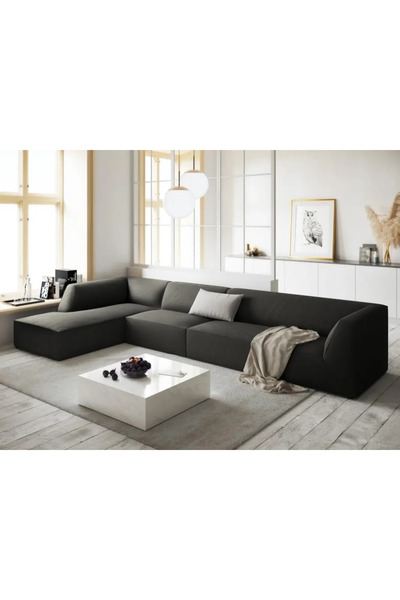 Palma homez | Sophisticated Symphony L-Shape Velvet Sofa - 280x200x70x80 cm -...