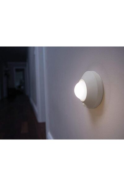 Osram مصباح سقف LED نايتلوكس يعمل بالبطارية، رمادي