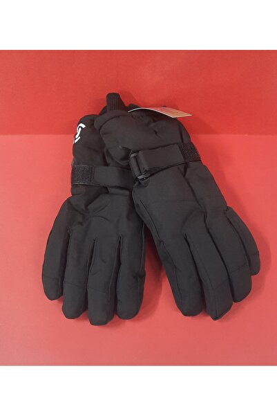 ydn Erkek Yetişkin Su ve Rüzgar Geçirmez Kar Kayak Eldiveni Şeffaf Çantalı L ...