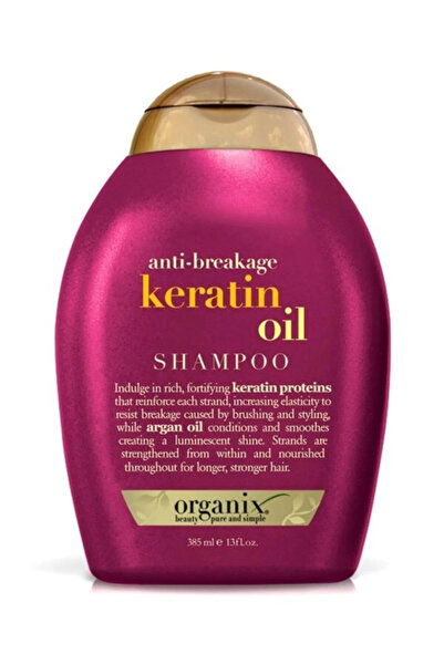 OGXX Keratin shampoo for treating hair breakage - 385 ml