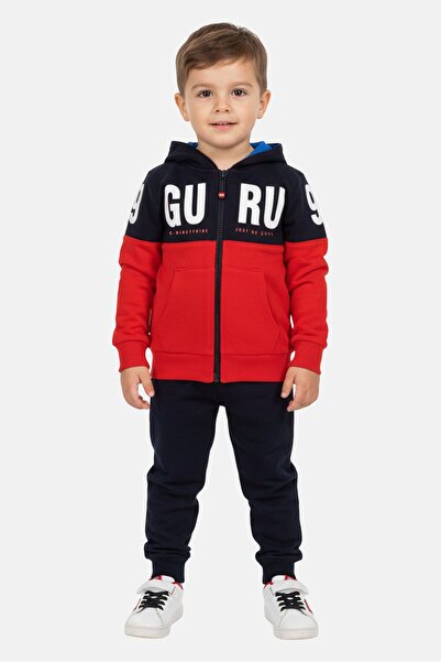 Guru 99 G99 By Guru Toddlers Boy 2 Piece Brand Logo Hoodie And Bottom Set, Mu...