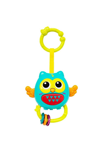 Eng Mey Import ®   Musical and Light-Up Rattle Owl Stroller Toy