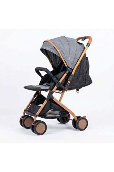 Genaric عربة أطفال خفيفة الوزن بتصميم عصري، قابلة للطي مع مظلة واقية ومقعد مر...