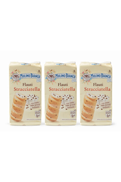 Mulino Bianco Set 3 x Flauti Stracciatella