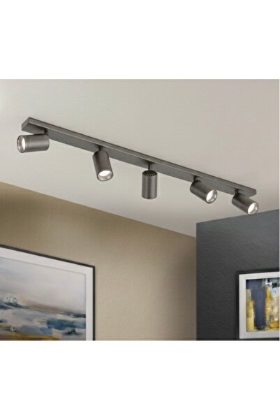 demet habek mylights GU10 120cm Beşli 5li Hareketli Başlıklı LED Spot Tavan A...