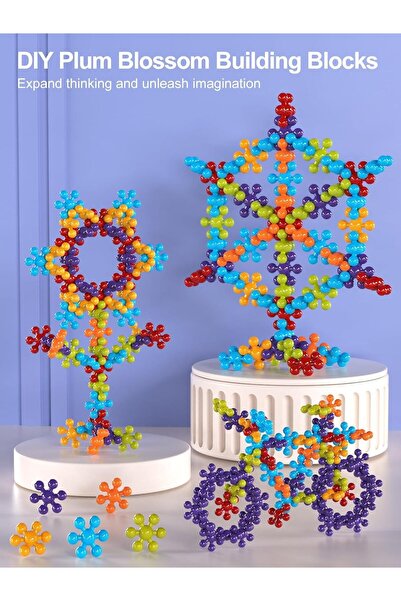 Generic مكعبات بناء للأطفال - لعبة تعليمية STEM مكونة من 220 قطعة