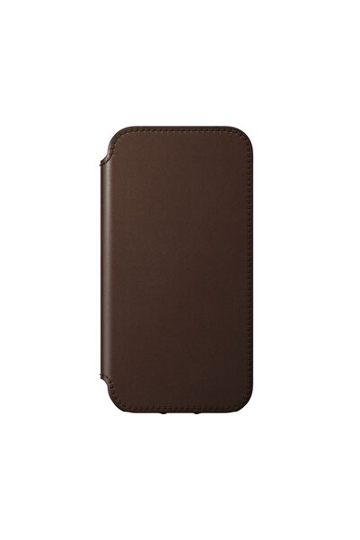 Nomad Husă robustă din piele Folio pentru iPhone 12 Mini