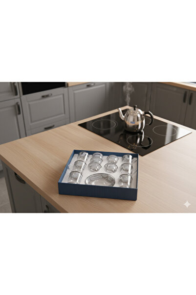 Generic Tea and coffee cup set with saucers, 36 pieces