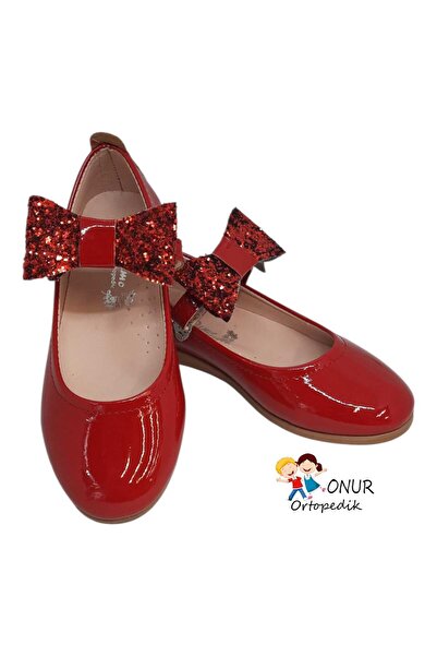 Onur Ortopedik Balerini ortopedici din piele lăcuită, eleganți, pentru fete