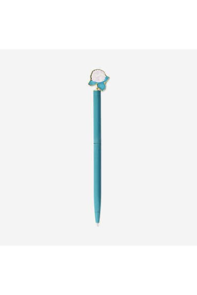 Flying Tiger Copenhagen Çiçek Detaylı Mavi Tükenmez Kalem