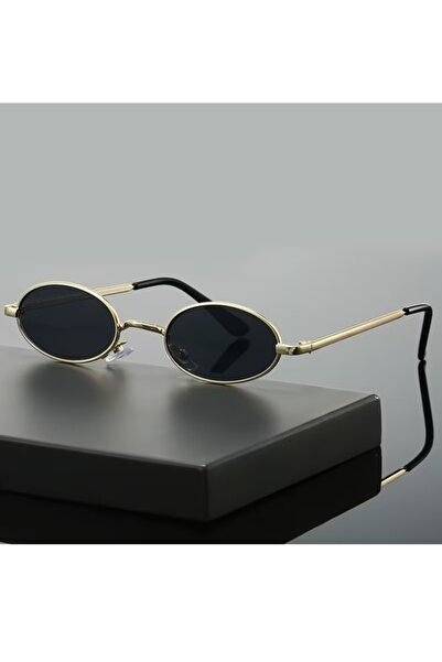 BirYıldızOl Steampunk Retro Metal Framed Uv400 Protection Sunglasses