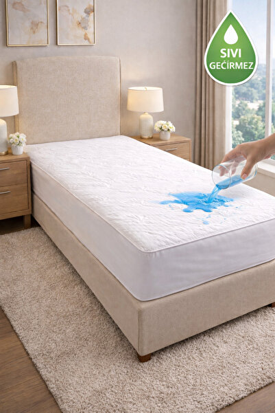 IZAHOUSE LIVING Sıvı Geçirmez Tek Kişilik Yatak Alezi