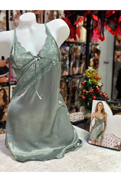 yenitrend SATEN ASKILI KISA GECELİK