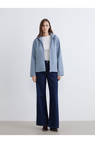 LC Waikiki Hooded Women's Raincoat