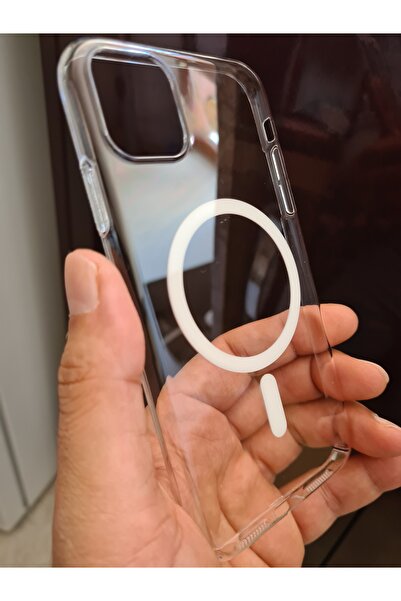 More Gsm iPhone 11 MagSafe Sararmaz Sert PC Kılıf | Ultra İnce & Hafif | Kris...