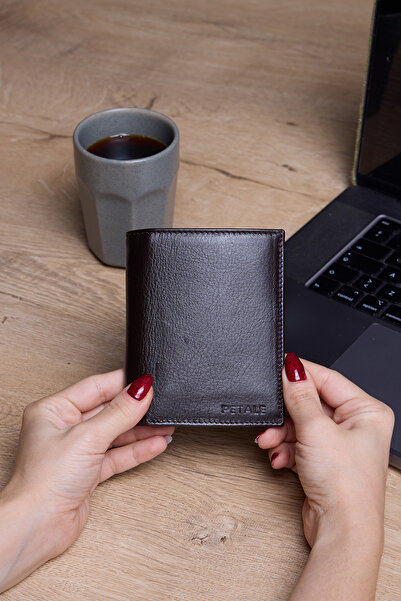 Lysande Premium Genuine Leather Men's Wallet Multi-Compartment Zippered Hidde...