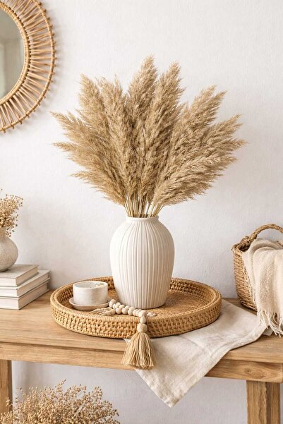 NİRELVA DEKORATİF EV VE OFİS ORTA BOY PAMPAS OTU 10 ADET 60 CM