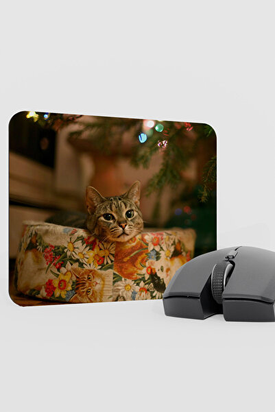 mousepad bastir New Year Cats- Cat- New Year's V2 22X18 Gaming Rubber Non-Sli...