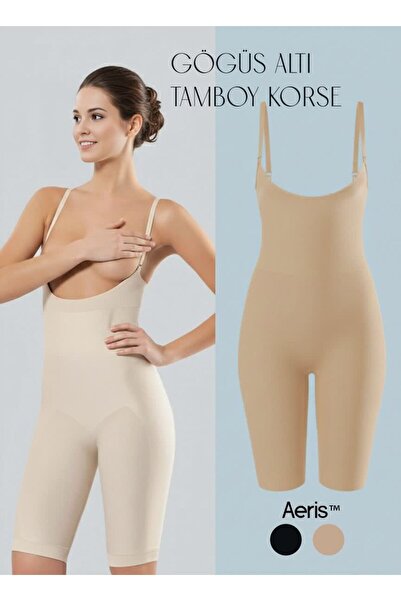 kadinspor مشد نسائي بطول كامل تحت الصدر يبرز انحناءات الجسم – مقاس واحد يقلل ...