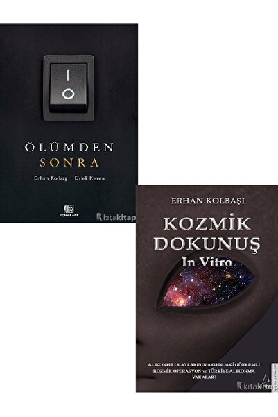 Destek Yayınları Ölümden Sonra  Kozmik Dokunuş İn Vitro  Erhan Kolbaşı 2 KİTAP