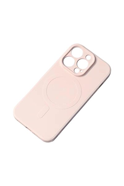 OEM Husă din silicon MagSafe pentru iPhone 15 - Roz