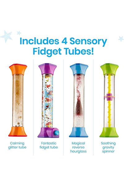 Learning Resources أنابيب حسية لتخفيف التوتر من هاند تو مايند