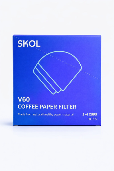 SKOL V60 Coffee Filters Size 02 - 50 Pieces