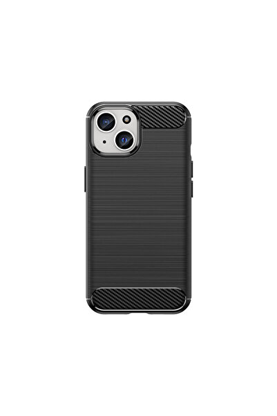 OEM iPhone 15 Black Carbon Flexible Case - Shock Resistant