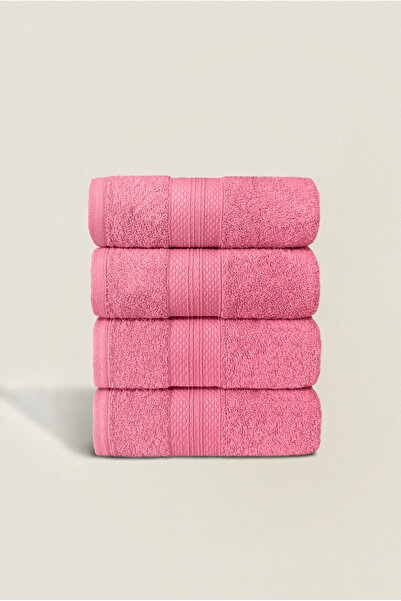 Ellaline طقم مناشف يد مكون من 4 قطع، 100% قطن معتمد، مناشف لليد/الوجه/الحمام/...