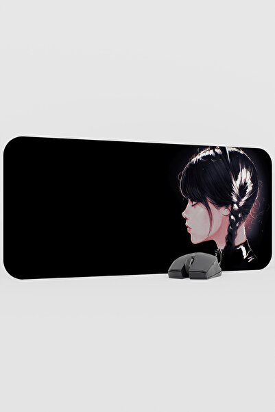 mousepad bastir Wednesday 2 V5 70x30 XL Gaming Mouse Pad cu bază anti-aluneca...