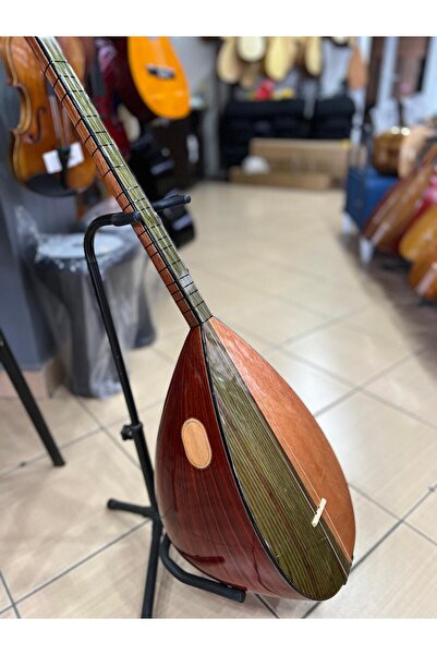 Bircanmüzik Özel Tasarım Kısa Sap Bağlama (kalın kılıf, yedek tel ve mızrap h...
