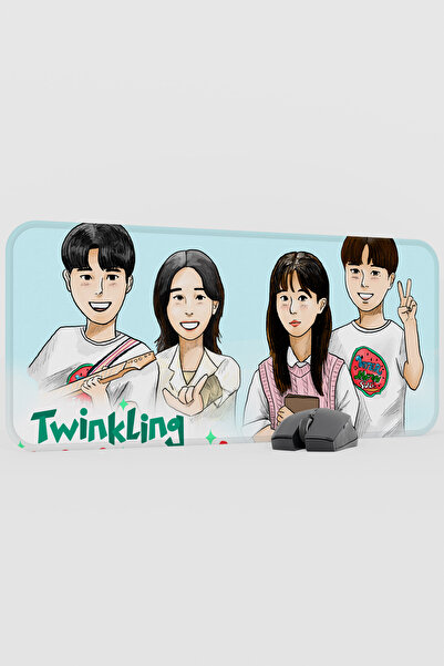 mousepad bastir Twinkling Watermelon- K Drama V3 70X30 XL Gaming Rubber Non-S...