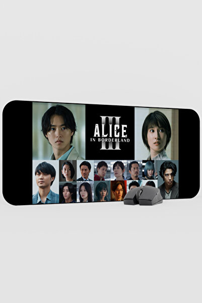 mousepad bastir Alice in Borderland V1 70X30 XL Gaming Rubber Non-Slip Base M...