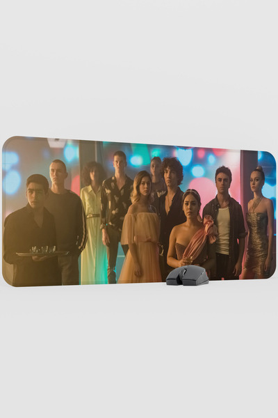 mousepad bastir لوحة ماوس للألعاب Elite V1 مقاس 90×40 XXL بقاعدة مطاطية غير ق...