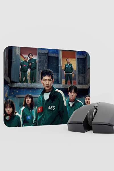 mousepad bastir Squid Game V4 22X18 Gaming Rubber Non-Slip Base Mouse Pad Mou...