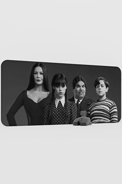 mousepad bastir Wednesday 2 V2 90X40 XXL Gaming Rubber Non-Slip Base Mouse Pa...