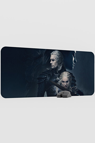 mousepad bastir The Witcher V3 90X40 XXL Gaming Rubber Non-Slip Base Mouse Pa...