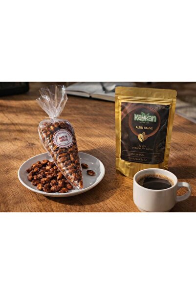kaykan Kaykan Altın Kahve 50g (Granül) + Tarçın Karamelli Badem 200g Süper ik...